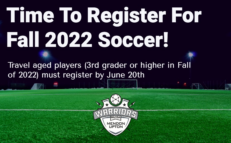 Register For Fall Soccer